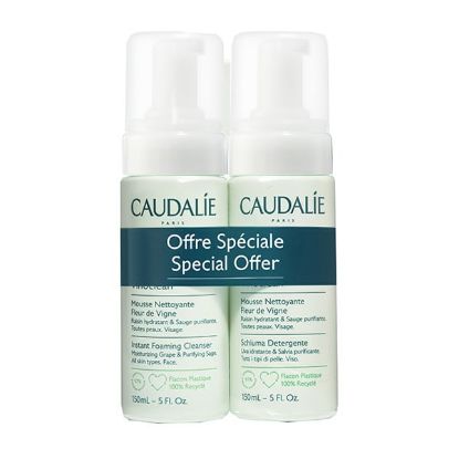 Εικόνα της CAUDALIE VINOCLEAN MOUSSE NETTOYANTE 150ML PROMO SPECIAL OFFER - Απαλός Αφρός Καθαρισμού Προσώπου, 2x150ml