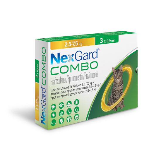 Εικόνα της NEXGARD COMBO 2.5KG/7.5KG  3X0.9ML