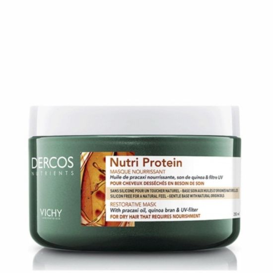 Εικόνα της VICHY DERCOS NUTRI PROTEIN ΜΑΣΚΑ ΜΑΛΛΙΩΝ ΓΙΑ ΞΗΡΑ ΜΑΛΛΙΑ, 250ML.