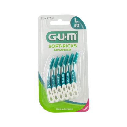 Εικόνα της GUM 651 SOFT PICKS ADVANCED LARGE- ΜΕΣΟΔΟΝΤΙΑ ΒΟΥΡΤΣΑΚΙΑ ΜΕΓΕΘΟΣ ΜΕΓΑΛΟ 30 ΤΕΜΑΧΙΑ.