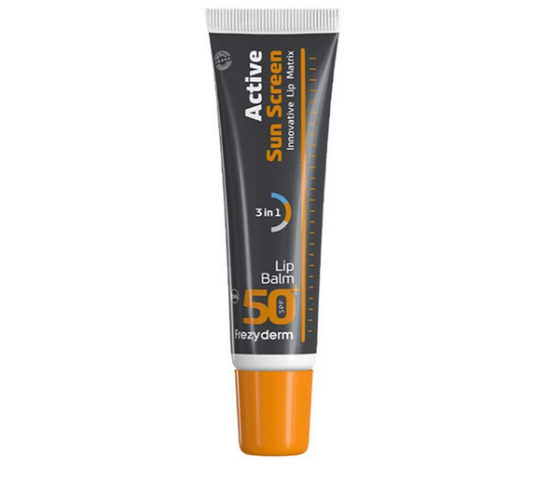 Εικόνα της FREZYDERM ACTIVE SUN SCREEN LIP BALM SPF50 15ML- Aντηλιακή Προστασία Χειλιών, 15ml