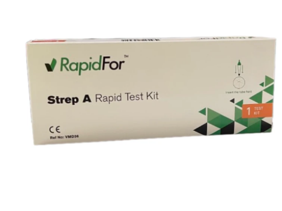 Εικόνα της VITROSENS STREP A RAPID TEST KIT 1PC (ΠΛΗΡΕΣ ΚΙΤ ΓΙΑ ΤΗΝ ΑΝΙΧΝΕΥΣΗ ΑΝΤΙΓΟΝΟΥ ΣΤΡΕΠΤΟΚΟΚΚΟΥ ΟΜΑΔΑΣ Α)