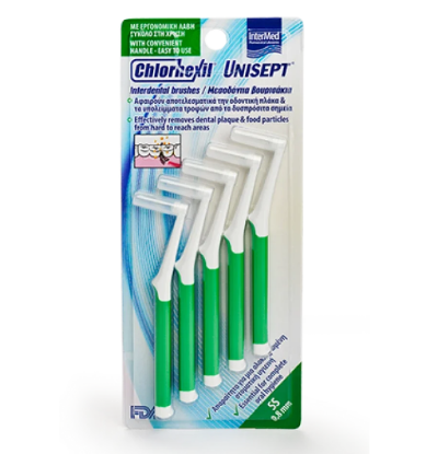 Εικόνα της INTERMED UNISEPT INTERDENTAL BRUSH SS 0,8MM ΜΕΣΟΔΟΝΤΙΑ ΒΟΥΡΤΣΑΚΙΑ ΠΡΑΣΙΝΑ 5TEM.