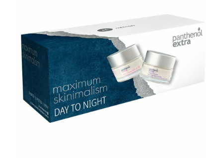 Εικόνα της PANTHENOL EXTRA MAXIMUM SKINIMALISM DAY TO NIGHT PROMO. ΠΑΚΕΤΟ ΠΡΟΣΦΟΡΑΣ ΜΕ ΕΝΥΔΑΤΙΚΗ ΚΡΕΜΑ ΗΜΕΡΑΣ, 50ML & ΑΝΤΙΓΗΡΑΝΤΙΚΗ ΚΡΕΜΑ ΝΥΧΤΑΣ, 50ML.