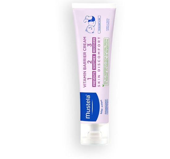 Εικόνα της MUSTELA BEBE VITAMIN BARRIER CREAM 1-2-3 ΚΑΘΗΜΕΡΙΝΗ ΚΡΕΜΑ ΓΙΑ ΤΗΝ ΑΛΛΑΓΗ ΤΗΣ ΠΑΝΑΣ, 50ML.