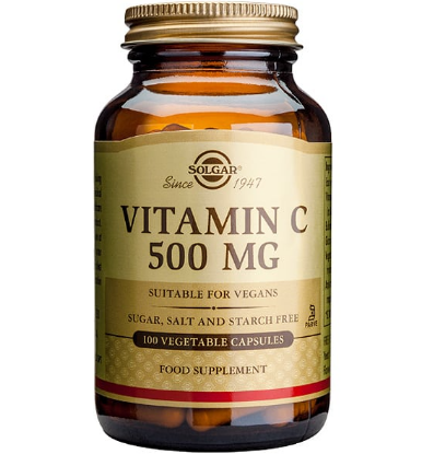 Εικόνα της SOLGAR VITAMIN C 500MG ΣΥΜΠΛΗΡΩΜΑ ΔΙΑΤΡΟΦΗΣ ΒΙΤΑΜΙΝΗ C ΓΙΑ ΕΝΙΣΧΥΣΗ ΑΝΟΣΟΠΟΙΗΤΙΚΟΥ, ΠΡΟΛΗΨΗ & ΑΝΤΙΜΕΤΩΠΙΣΗ ΚΡΥΟΛΟΓΗΜΑΤΟΣ, 100 VEGETABLE CAPS.