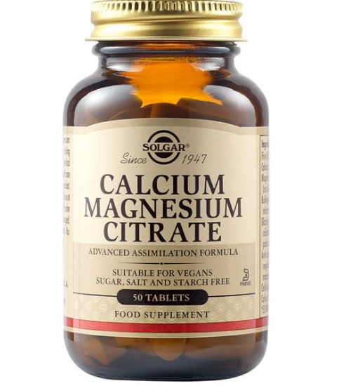 Εικόνα της SOLGAR CALCIUM MAGNESIUM CITRATE ΣΥΜΠΛΗΡΩΜΑ ΔΙΑΤΡΟΦΗΣ ΜΕ ΑΣΒΕΣΤΙΟ & ΜΑΓΝΗΣΙΟ ΓΙΑ ΔΥΝΑΤΟ ΜΥΟΣΚΕΛΕΤΙΚΟ & ΝΕΥΡΙΚΟ ΣΥΣΤΗΜΑ, 50 TABS.