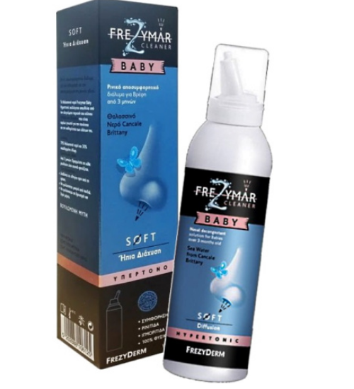 Εικόνα της FREZYMAR CLEANER BABY SOFT DIFFUSION 120ML  ΒΡΕΦΙΚΟ ΑΠΟΣΥΜΦΟΡΗΤΙΚΟ 120ML