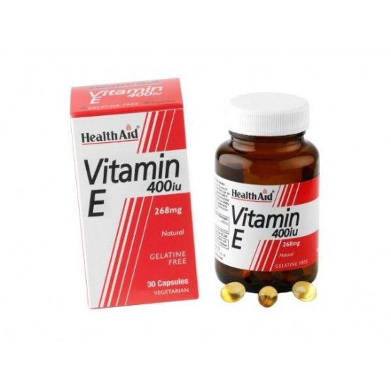 Εικόνα της HEALTH AID VITAMIN E 400 I.U. (268MG) 30 CAPS.