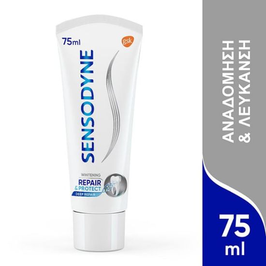 Εικόνα της SENSODYNE REPAIR & PROTECT WHITENING 75ML   Sensodyne Repair & Protect Whitening Οδοντόκρεμα για Αναδόμηση & Λεύκανση, 75ml