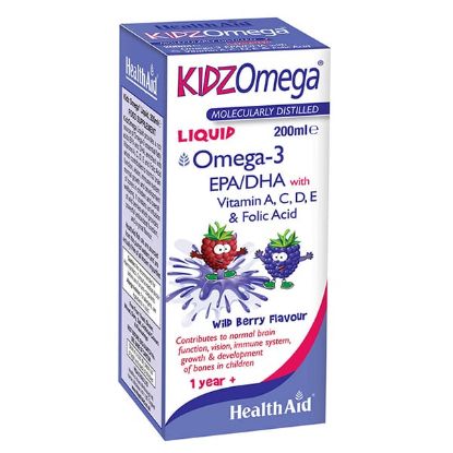 Εικόνα της HEALTH AID KIDZ OMEGA LIQUID ΒΑΤΟΜΟΥΡΟ 200ML.