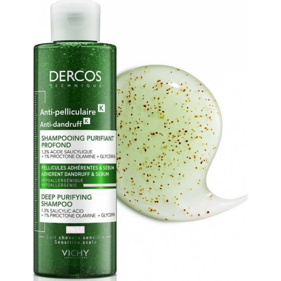 Εικόνα της VICHY DERCOS ANTI-DANDRUFF K ΑΝΤΙΠΙΤΥΡΙΔΙΚΟ ΣΑΜΠΟΥΑΝ ΓΙΑ ΕΥΑΙΣΘΗΤΟ ΤΡΙΧΩΤΟ, 250ML.