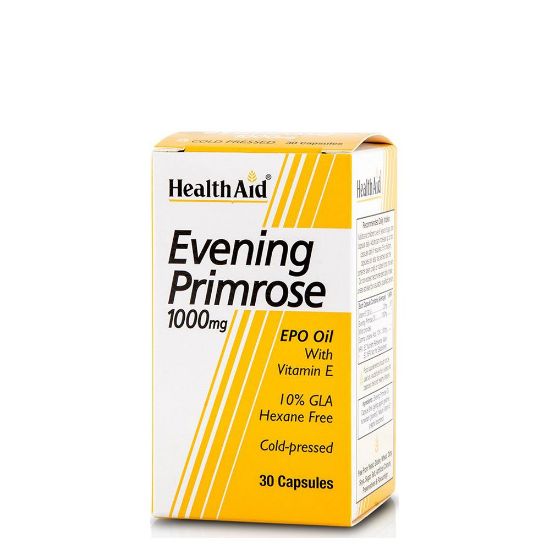 Εικόνα της HEALTH AID EVENING PRIMROSE 1000MG, 30 ΚΑΨΟΥΛΕΣ.