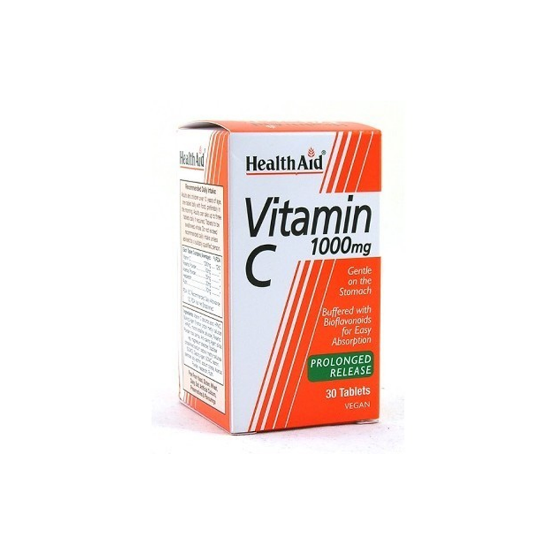 Εικόνα της HEALTH AID VEGAN VITAMIN C 1000MG, 30 TABS.