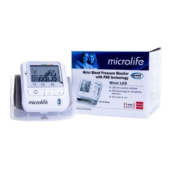 Εικόνα της MICROLIFE BP W1 BASIC ΨΗΦΙΑΚΟ ΠΙΕΣΟΜΕΤΡΟ ΚΑΡΠΟΥ 1ΤΜΧ