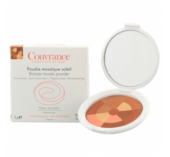 Εικόνα της AVENE COUVRANCE ΒRΟΝΖΕ POUDRE SOLEIL 10G   Avene Couvrance Soleil Mosaic Powder Πολύχρωμη Πούδρα Σκουρόχρωμη με Καφέ & Χρυσές Αποχρώσεις, 10gr