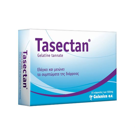 Εικόνα της TASECTAN ΕΝΗΛΙΚΩΝ 500MG 15CAPS  Tasectan Συμπλήρωμα Διατροφής με Κάψουλες για Έλεγχο & Μειώση Συμπτωμάτων Διάρροιας 15 κάψουλες των 500mg