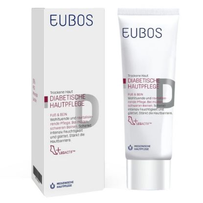 Εικόνα της EUBOS DIABETIC FOOT & LEG 100ML  Eubos Diabetic Skin Foot & Leg Multi-Active Περιποίηση για το Διαβητικό Δέρμα, Γαλάκτωμα Ποδιών, 100 ml