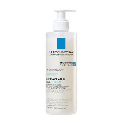 Εικόνα της LA ROCHE POSAY EFFACLAR H ISO-BIOME CREAM LAVANTE HYDRATANTE. Καταπραϋντική Ενυδατική Κρέμα Καθαρισμού, 390ml.