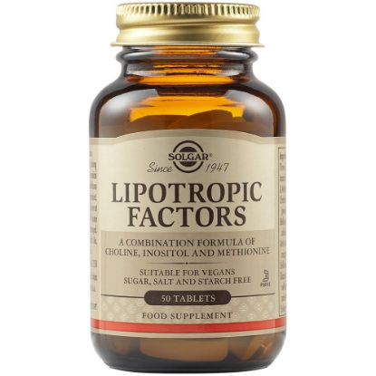 Εικόνα της SOLGAR LIPOTROPIC FACTORS 50TABS- Συμπλήρωμα Διατροφής για Έλεγχο του Σωματικού Βάρους - Ενισχύει το Μεταβολισμό του Λίπους & Βοηθά τη Μείωση της Χοληστερίνης, 50tabs