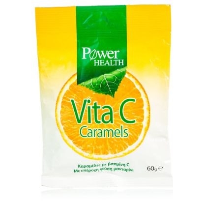 Εικόνα της POWER HEALTH VITA C CARAMELS ΚΑΡΑΜΕΛΕΣ ΜΕ ΒΙΤΑΜΙΝΗ C ΓΙΑ ΕΝΕΡΓΕΙΑ, ΕΝΙΣΧΥΣΗ ΤΗΣ ΑΜΥΝΑΣ, ΠΡΟΣΤΑΣΙΑ ΑΠΟ ΙΩΣΕΙΣ & ΚΡΥΟΛΟΓΗΜΑΤΑ - ΓΕΥΣΗ ΜΑΝΤΑΡΙΝΗ, 60G