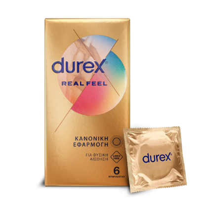 Εικόνα της DUREX REAL FEEL 6ΤEM. ΠΡΟΦΥΛΑΚΤΙΚΑ ΓΙΑ ΦΥΣΙΚΗ ΑΙΣΘΗΣΗ 6ΤEM.