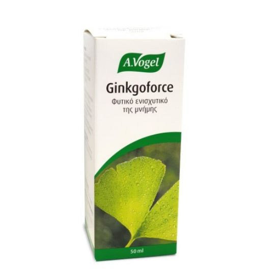 Εικόνα της A.VOGEL GINKGOFORCE 50ML  A.VOGEL Ginkgoforce Φυτικό Ενισχυτικό Μνήμης 50ml