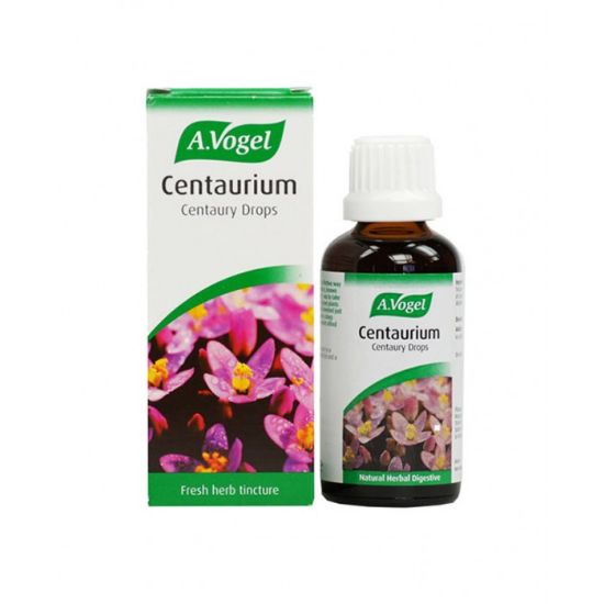 Εικόνα της A.VOGEL CENTAURIUM DROPS 50ML - Φυτικό Πεπτικό Βοήθημα για την Ανακούφιση των Συμπτωμάτων της Γαστροοισοφαγικής Παλλινδρόμησης Βάμμα από Φρέσκο Κενταύριο, 50ml