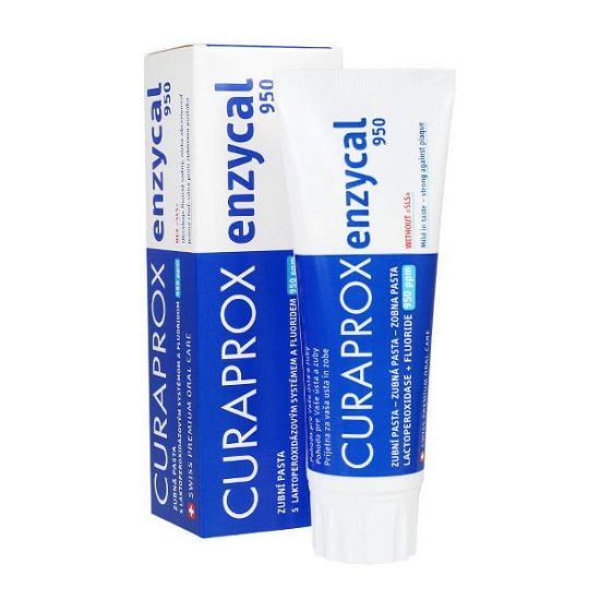 Εικόνα της CURAPROX TOOTHPASTE ENZYCAL 950 75ML  Curaprox Enzycal 950 Οδοντόκρεμα με Ήπια Γεύση, 75 ml