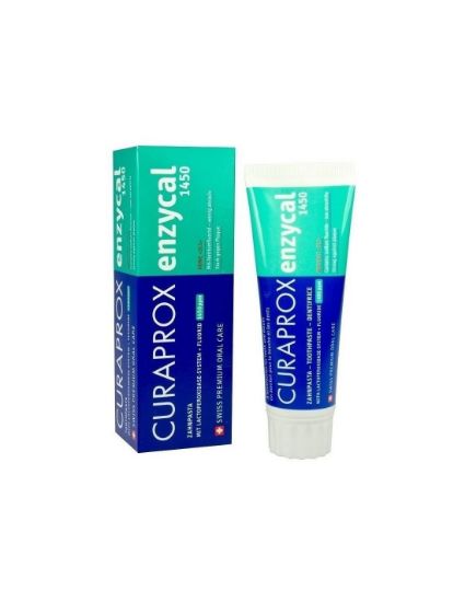 Εικόνα της  CURAPROX ENZYCAL 1450 75ML- Οδοντόκρεμα Χωρίς SLS, 75ml