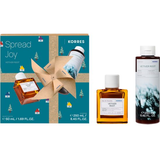 Εικόνα της KORRES PROMO SPREAD JOY VETIVER ROOT EAU DE TOILETTE 50ML & SHOWERGEL 250ML