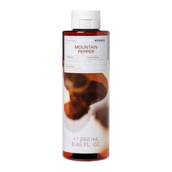 Εικόνα της KORRES SHOWER GEL MOUNTAIN PEPPER ΑΡΩΜΑΤΙΚΟ ΑΦΡΟΛΟΥΤΡΟ ΜΕ ΕΝΥΔΑΤΙΚΟΥΣ ΠΑΡΑΓΟΝΤΕΣ 250ML