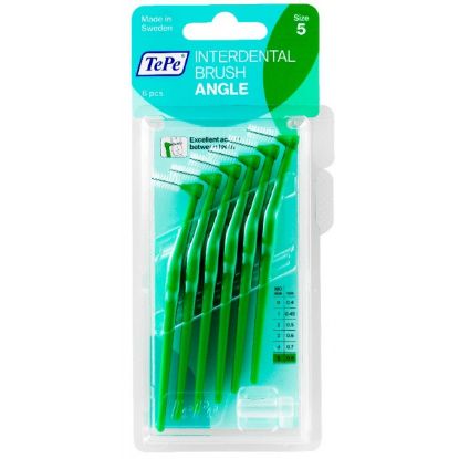 Εικόνα της TEPE ΙΝΤΕΡDENTAL BRUSH ANGLE SIZE 5 ΠΡΑΣΙΝΟ 6TEM