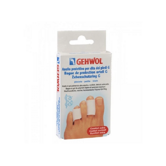 Εικόνα της GEHWOL TOE PROTECTION RING G SMALL 2UNITS   Gehwol Toe Protection Ring G Small Προστατευτικός Δακτύλιος Δακτύλων Ποδιού G 2τεμ