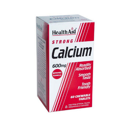 Εικόνα της HEALTH AID CALCIUM STRONG + VITAMIN D, 60 ΜΑΣΩΜΕΝΕΣ ΤΑΜΠΛΕΤΕΣ.