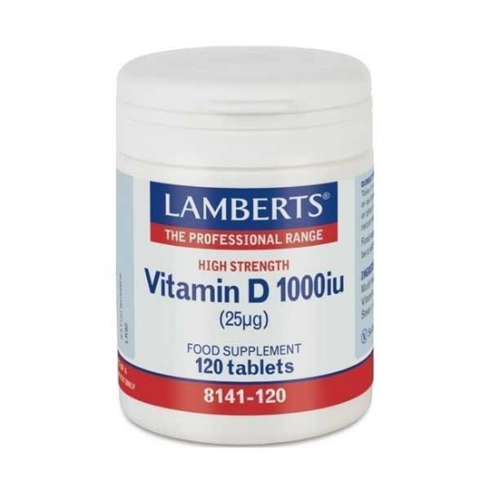 Εικόνα της LAMBERTS VITAMIN D3 1000IU (25μg), 120CAPS