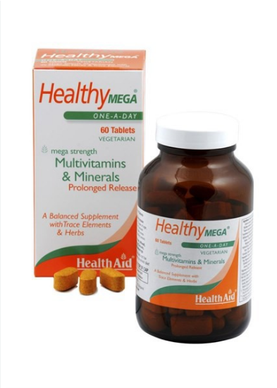 Εικόνα της HEALTH AID MEGA MULTIVITAMINS & MINERALS  30 TABS