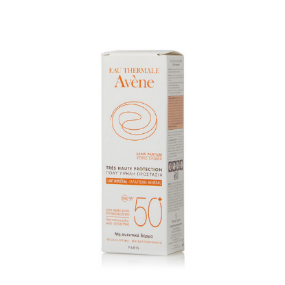 Εικόνα της AVENE SUN LAIT MINERAL SPF50+ 100ML - Αντιηλιακό Γαλάκτωμα Σώματος, για το Μη Ανεκτικό Δέρμα, 100ml