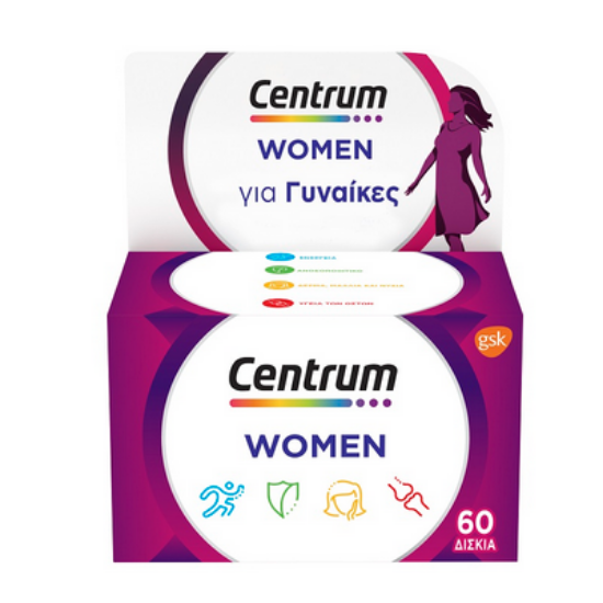 Εικόνα της CENTRUM WOMEN 60ΤΑΒS - Συμπλήρωμα Διατροφής με Ειδική Σύνθεση Βιταμινών και Μεταλλικών Στοιχείων για Γυναίκες 60ΤΑΒS