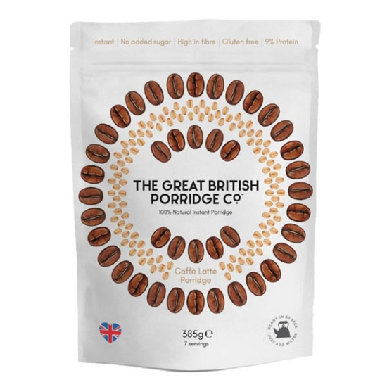 Εικόνα της THE GREAT BRITISH PORRIDGE CAFE LATTE ΝΙΦΑΔΕΣ ΒΡΩΜΗΣ ΜΕ ΓΕΥΣΗ ΚΑΦΕ 385GR