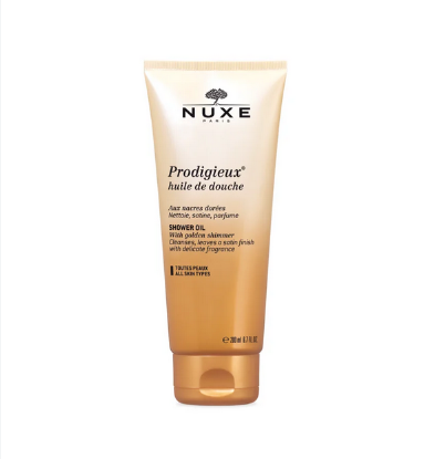 Εικόνα της NUXE PRODIGIEUX HUILE DE DOUCHE 200ML   Nuxe Prodigieux Huile de Douche Ντελικάτο Αφρόλουτρο για Μεταξένια Αίσθηση, 200ml