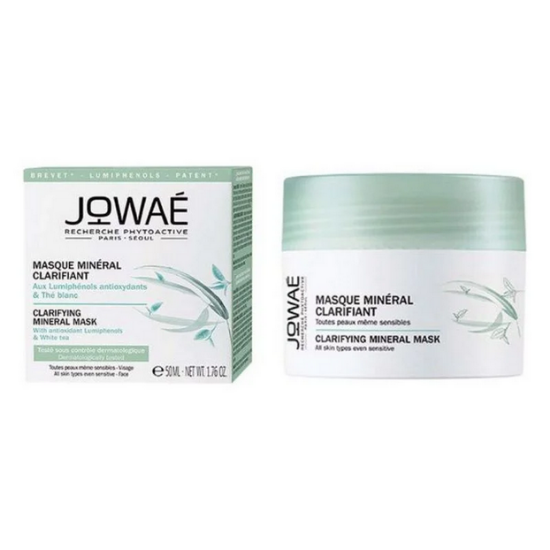 Εικόνα της JOWAE CLARIFYING MINERAL MASK Μάσκα Καθαρισμού με Μεταλλικά Στοιχεία, Αντιοξειδωτικές Φωτοφαινόλες & Λευκό Τσάι για Όλες τις Επιδερμίδες - Vegan Friendly, 50ML