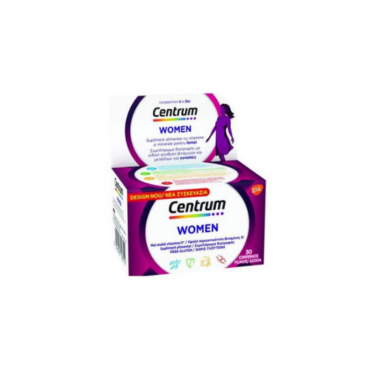 Εικόνα της CENTRUM WOMEN 30TABS - Πολυβιταμίνη Ειδικά Σχεδιασμένη Για Τη Γυναίκα 30 Δισκία