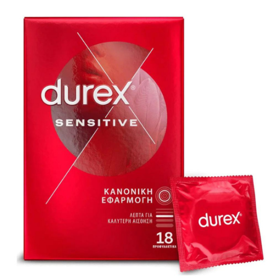 Εικόνα της DUREX SENSITIVE, ΛΕΠΤΑ ΠΡΟΦΥΛΑΚΤΙΚΑ ΓΙΑ ΜΕΓΑΛΥΤΕΡΗ ΕΥΑΙΣΘΗΣΙΑ, 18TMX