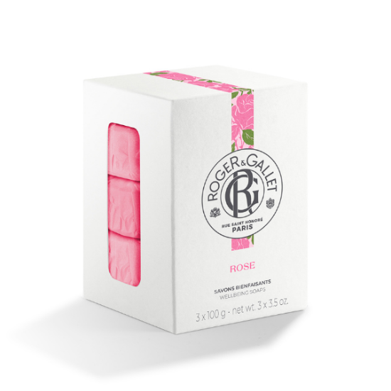 Εικόνα της ROGER & GALLET ROSE SAVONS 3X100G