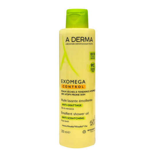 Εικόνα της A-DERMA EXOMEGA CONTROL HUILE LAVANTE 200ML Ελαιο Καθαρισμού 200ML