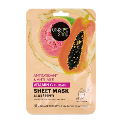 Εικόνα της NATURA SIBERICA ORGANIC SHOP VITAMIN C SHEET MASK 1ΤΕΜ