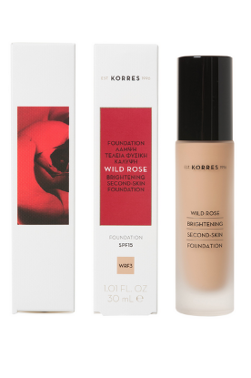 Εικόνα της KORRES ΑΓΡIO ΤΡΙΑΝΤΑΦΥΛΛΟ MAKE-UP SPF15 WRF3 30ML