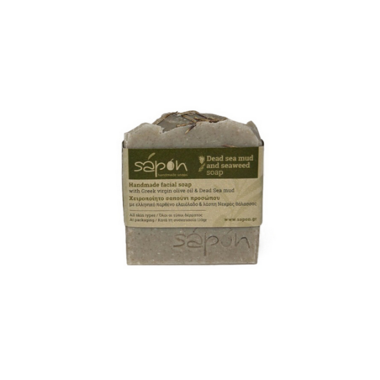 Εικόνα της SAPON DEAD SEA MUD & SEAWEED SOAP 110GR