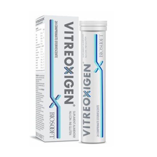 Εικόνα της VITREOXIGEN 20EFF. TABS - Συμπλήρωμα Διατροφής σε Aναβράζουσα Mορφή με Tζίνσεγκ, Mαγνήσιο, Kάλιο & Bιταμίνη B12, 20tabs